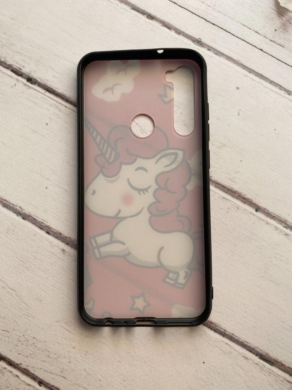 Захисний глянцевий чохол з рисункомдля Xiaomi Redmi Note 8 Єдиноріг