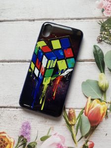 Захисний глянсовий чохол із малюнком для Xiaomi Redmi 7A Квадрат