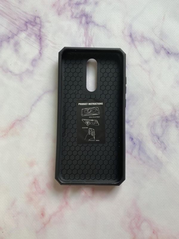 Силіконовий чохол Hard Defence Series з кільцем-підставкою для Xiaomi Redmi 8 Синій