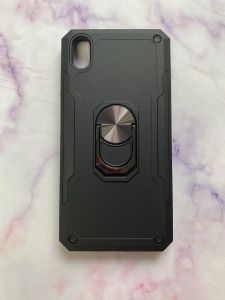 Силіконовий чохол Hard Defence Series з кільцем-підставкою для Xiaomi Redmi 7A Чорний