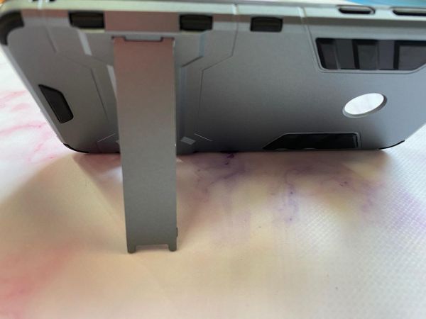 Силіконовий протиударний чохол з підставкою Transformer для Huawei Honor 7s Сірий