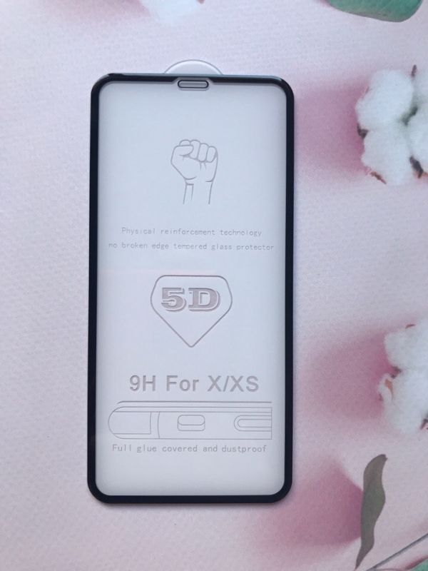 Захисне скло 5D для Apple iPhone 11 Pro (5,8) Чорне