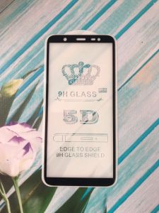 Захисне скло 5D для Samsung Galaxy J8 (2018) Чорне