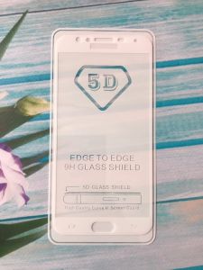 Захисне скло 5D для Samsung Galaxy J4 (2018) Біле