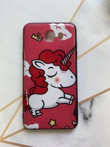 Захисний глянцевий чохол з малюнком для SAMSUNG Galaxy J7(2016) / J710 Єдиноріг