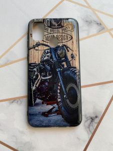 Захисний глянцевий чохол з малюнком для Samsung Galaxy M30s Мотоцикл