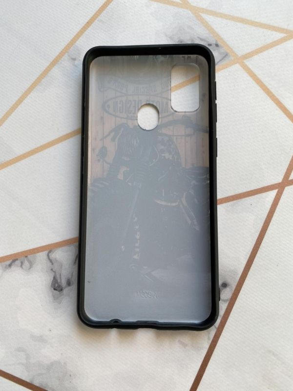 Захисний глянцевий чохол з малюнком для Samsung Galaxy M30s Мотоцикл