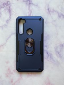 Силіконовий чохол Hard Defence Series з кільцем-підставкою для Xiaomi Redmi Note 8 Синій