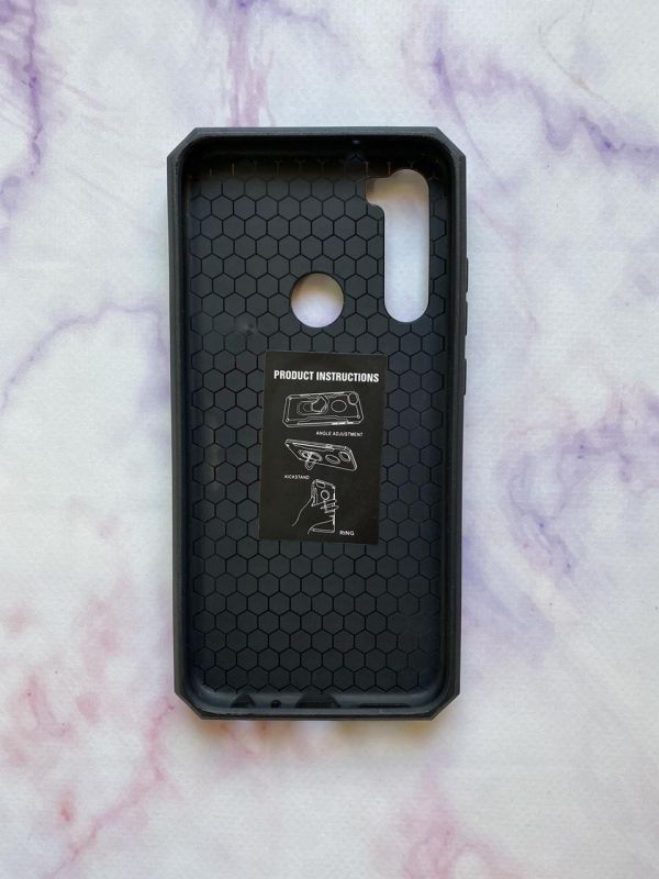 Силіконовий чохол Hard Defence Series з кільцем-підставкою для Xiaomi Redmi Note 8 Синій
