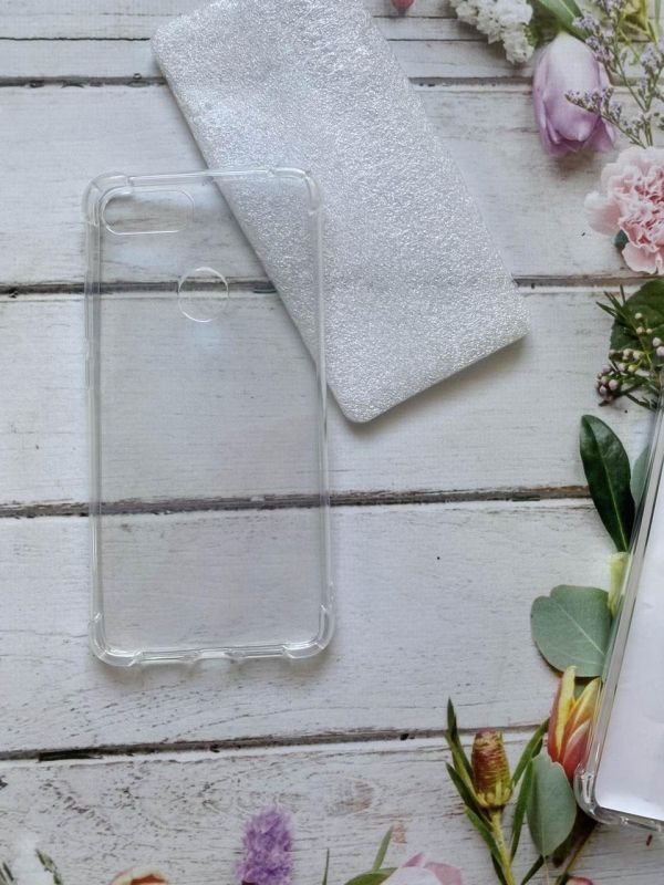 Прозорий силіконовий чохол із потовщеними кутами для Xiaomi Мі 8 lite