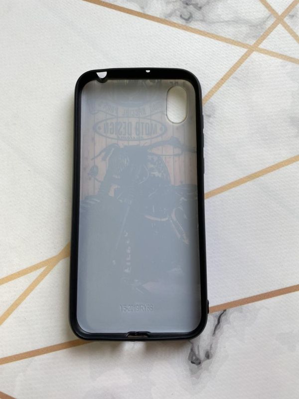 Захисний глянцевий чохол з малюнком для Huawei Y5 2019 / Honor 8S Мотоцикл