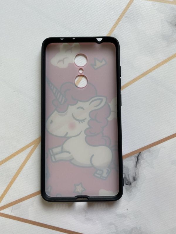 Захисний глянцевий чохол з малюнком для Xiaomi Redmi 5 Єдиноріг