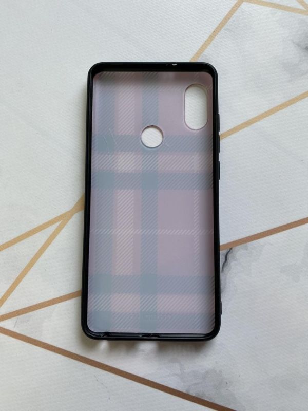 Захисний глянцевий чохол з малюнком для Xiaomi Redmi Note 5 Pro Клітка