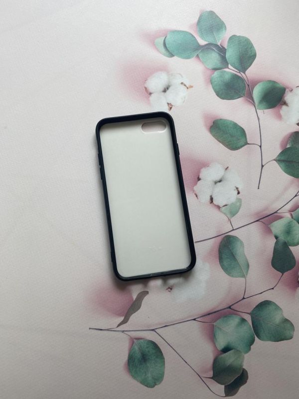 Силіконовий чохол з принтом для iPhone 7 / 8 Дівчина з косою