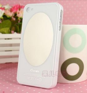 Дзеркальний чохол для iPhone 4/4S Білий