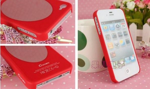 Дзеркальний чохол для iPhone 4/4S Червоний
