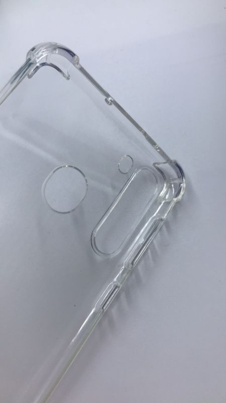 Ультратонкий прозорий силіконовий чохол з потовщеними кутами для Samsung Galaxy А21 / A215
