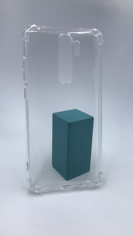 Ультратонкий прозорий силіконовий чохол з потовщеними кутами для Xiaomi Redmi Note 8 Pro