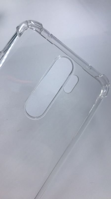 Ультратонкий прозорий силіконовий чохол з потовщеними кутами для Xiaomi Redmi Note 8 Pro