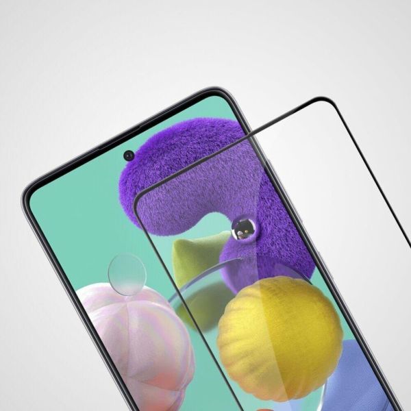 Захисне скло 3D для Samsung Galaxy A51 Чорне