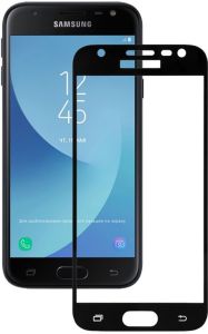 Захисне скло 5D для Samsung Galaxy J3 / J310 Чорне
