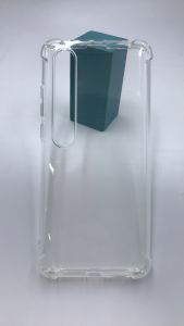 Ультратонкий прозорий силіконовий чохол з потовщеними кутами для Xiaomi Mi 10 / 10 Mi Pro