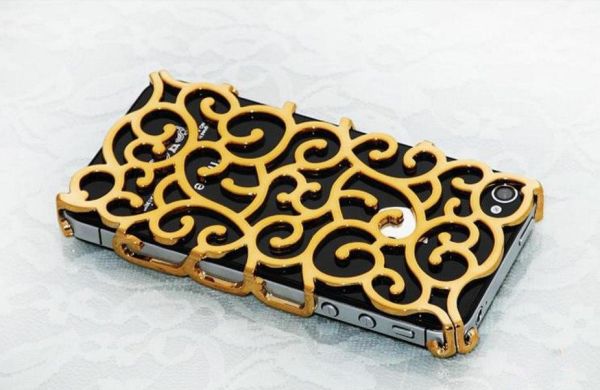 Чохол для iPhone 4/4S Королівський Золотий квітка