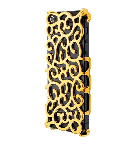 Чохол для iPhone 4/4S Королівський Золотий квітка
