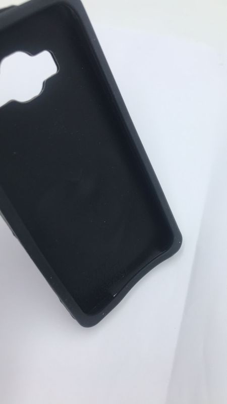 Силіконовий чохол 3D Case з плаваючими блискітками на SAMSUNG Galaxy J7(2016) J710 Кіт чорний