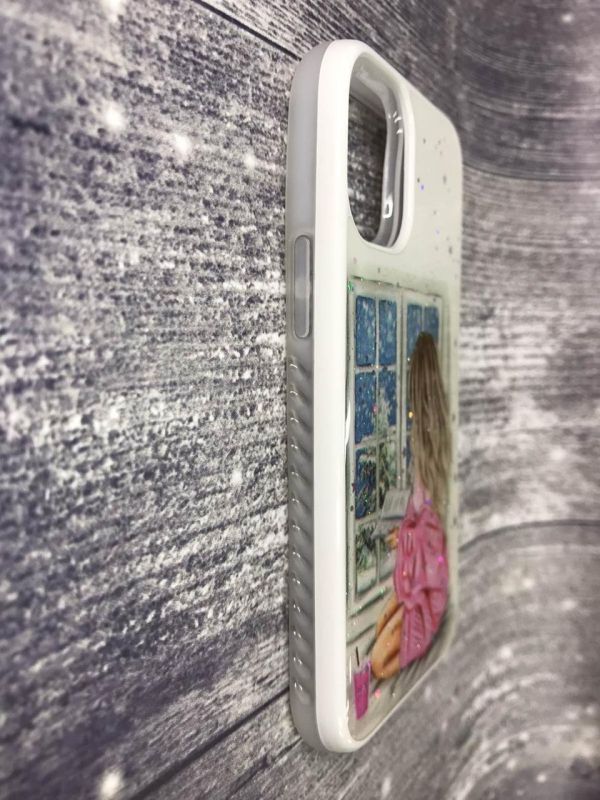 Силіконовий чохол з принтом для Apple iPhone mini 12 (5.4) Дівчина біля вікна