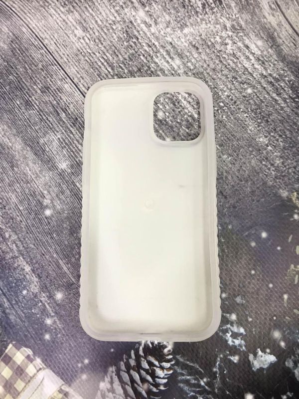 Силіконовий чохол з принтом для Apple iPhone mini 12 (5.4) Дівчина з телефоном