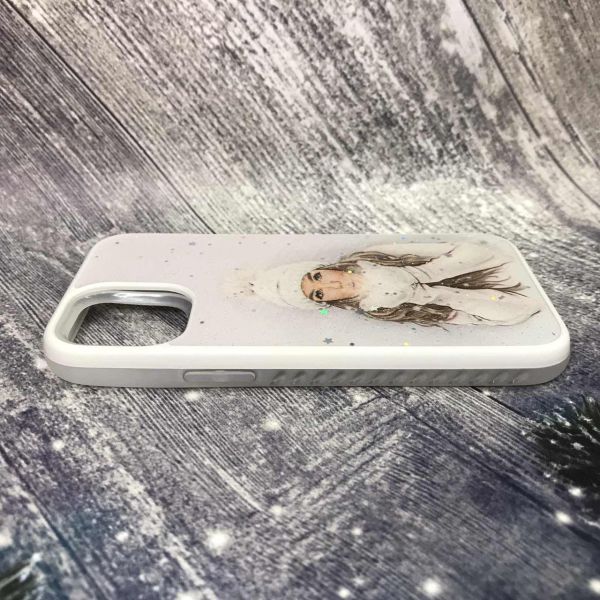 Силіконовий чохол з принтом для Apple iPhone mini 12 (5.4) Білі рукавички