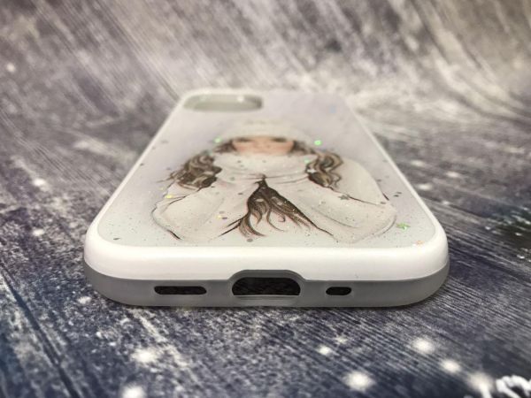 Силіконовий чохол з принтом для Apple iPhone mini 12 (5.4) Білі рукавички