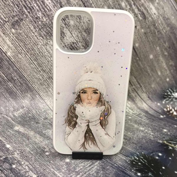 Силіконовий чохол з принтом для Apple iPhone mini 12 (5.4) Білі рукавички