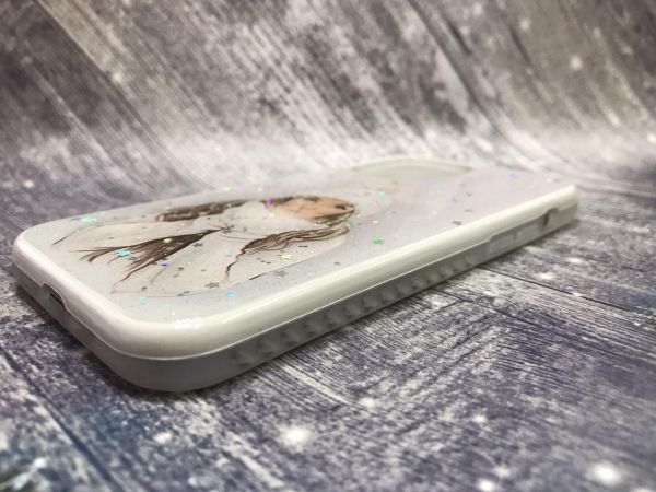 Силіконовий чохол з принтом для Apple iPhone 12 / 12 Pro (6.1) Білі рукавиці