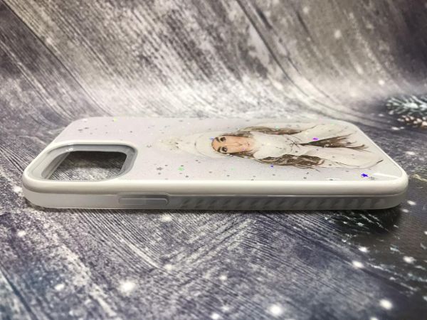 Силіконовий чохол з принтом для Apple iPhone 12 / 12 Pro (6.1) Білі рукавиці