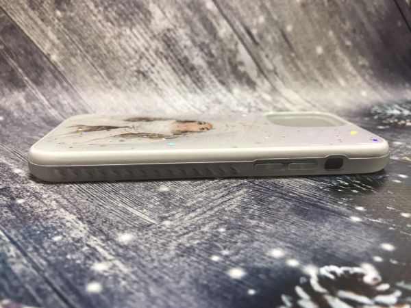 Силіконовий чохол з принтом для Apple iPhone 12 / 12 Pro (6.1) Білі рукавиці