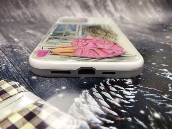Силіконовий чохол з принтом для Apple iPhone 12 Pro Max Дівчина біля вікна