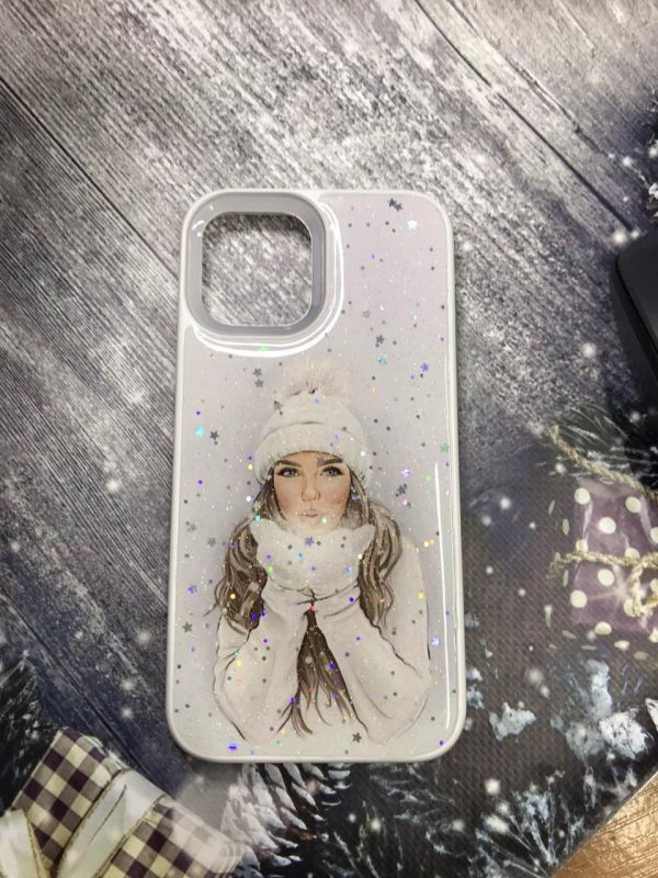 Силіконовий чохол з принтом для Apple iPhone 12 Pro Max Білі рукавички