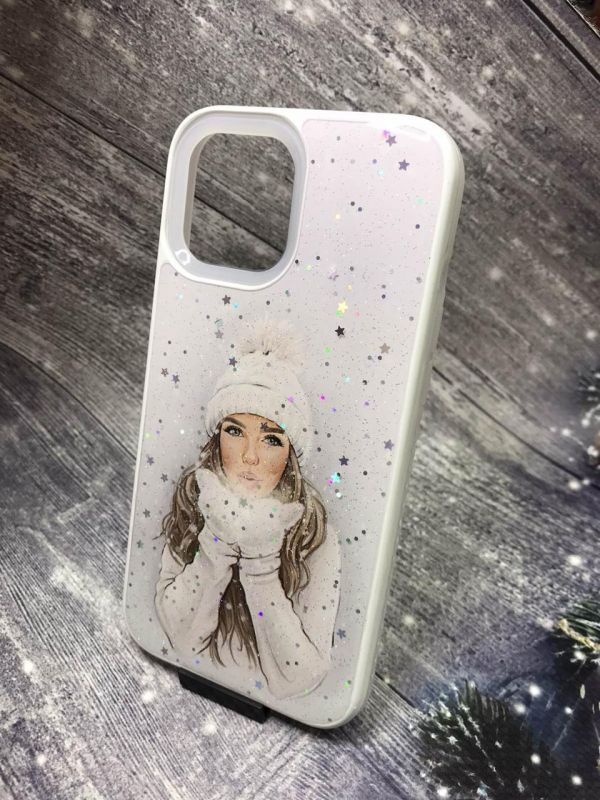 Силіконовий чохол з принтом для Apple iPhone 12 Pro Max Білі рукавички