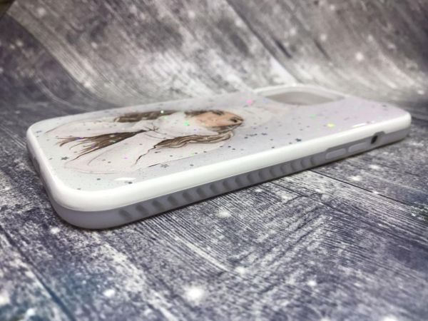 Силіконовий чохол з принтом для Apple iPhone 12 Pro Max Білі рукавички