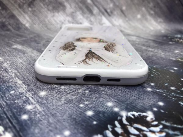 Силіконовий чохол з принтом для Apple iPhone 12 Pro Max Білі рукавички
