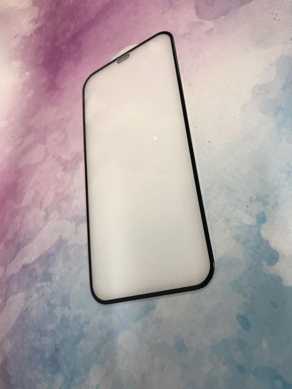 Захисне скло 3D для Apple iPhone 12 / 12 Pro (6.1) Чорне