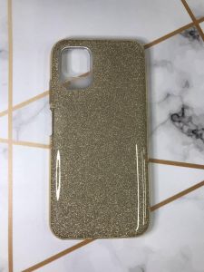 Силіконовий чохол із блискітками для Huawei Р40 lite / Nova 6 SE Золотий