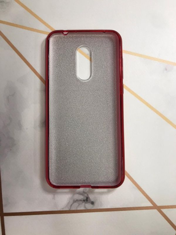 Силіконовий блискучий чохол для Xiaomi redmi 5 plus Червоний