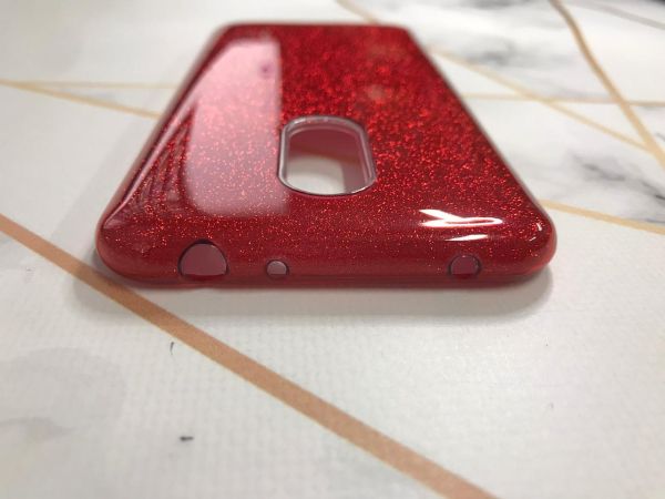 Силіконовий блискучий чохол для Xiaomi redmi 5 plus Червоний