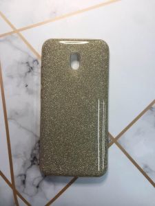 Силіконовий блискучий чохол на Xiaomi Redmi 8A Золотистий