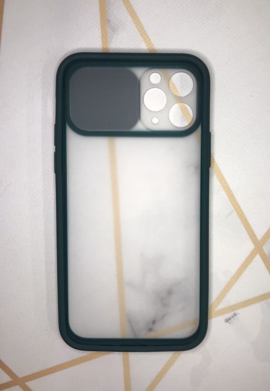 Чохол зі слайд-камерою для iPhone 11 Pro (5,8) Темно-зелений