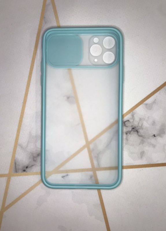 Чохол зі слайд-камерою для iPhone 11 Pro Max (6,5) Бірюзовий