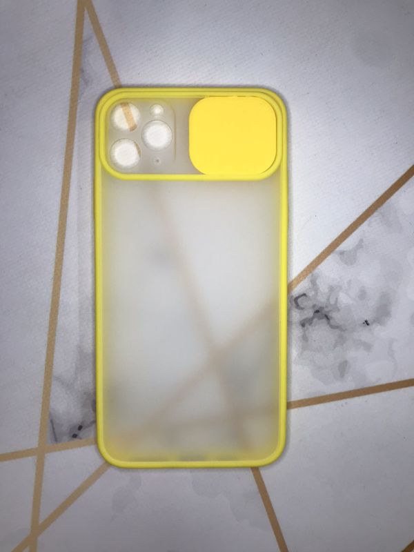 Чохол зі слайд-камерою для iPhone 11 Pro Max (6,5) Жовтий